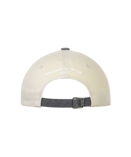 OVAL WAPPEN BALL CAP_TWOTONE CHARCOAL