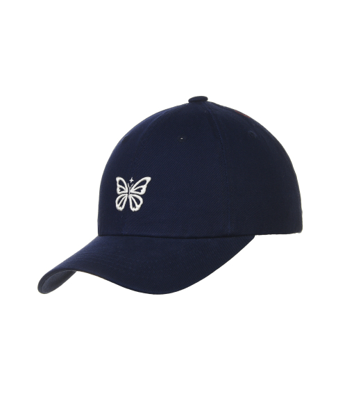 MINI BUTTERFLY BLINK BALL CAP_NAVY CREAM