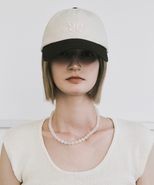 MINI BUTTERFLY BLINK BALL CAP_TWOTONE BROWN
