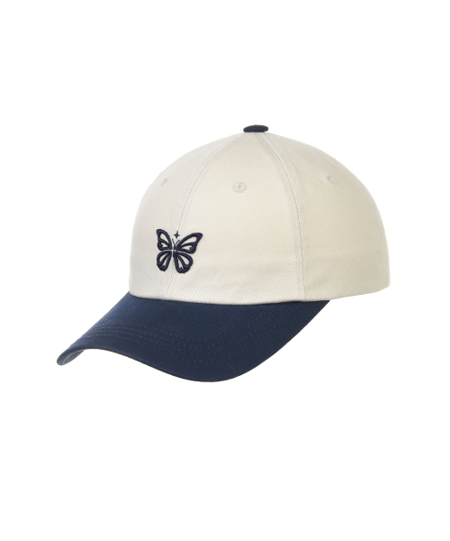 MINI BUTTERFLY BLINK BALL CAP_TWOTONE NAVY