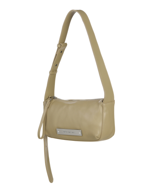 CRYSTAL POUND LEATHER BAG_BUTTER