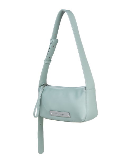 CRYSTAL POUND LEATHER BAG_MINT