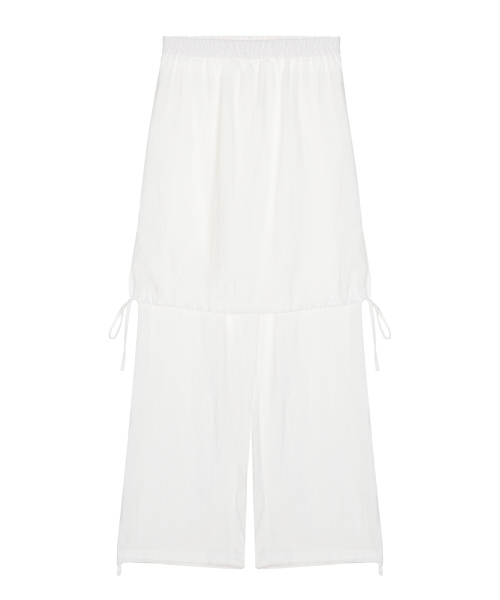 LAYERED STRING WRAP SKORT_IVORY
