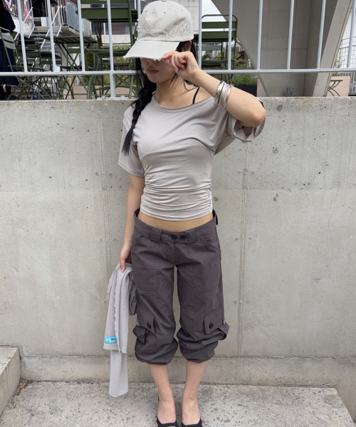 Ethan Pocket Cargo Pants (Charcoal)