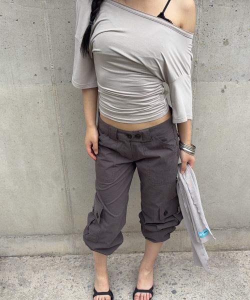 Ethan Pocket Cargo Pants (Charcoal)