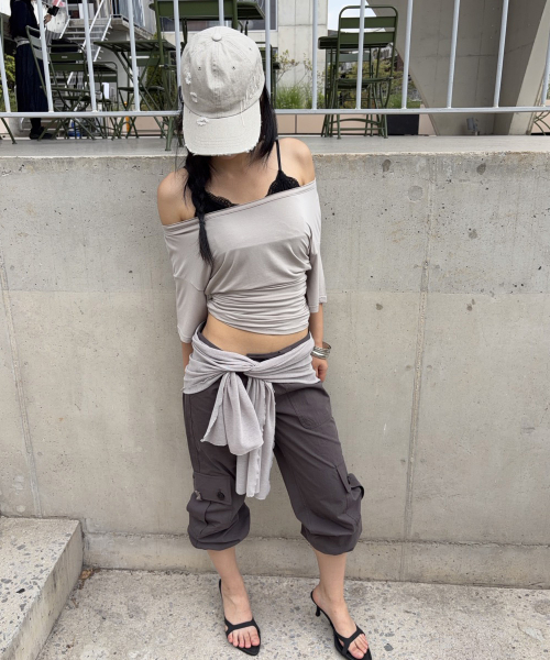 Ethan Pocket Cargo Pants (Charcoal)