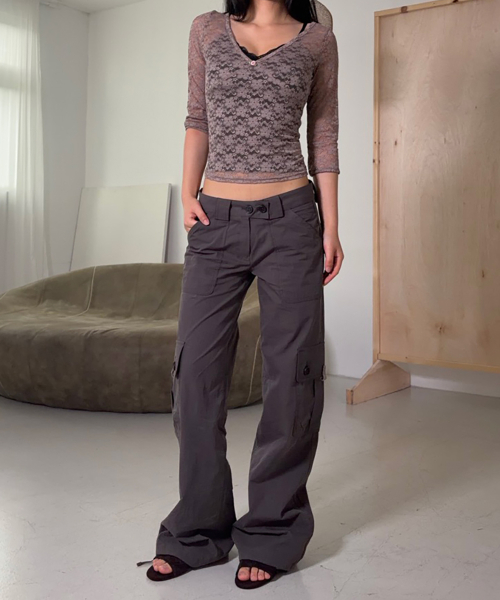 Ethan Pocket Cargo Pants (Charcoal)