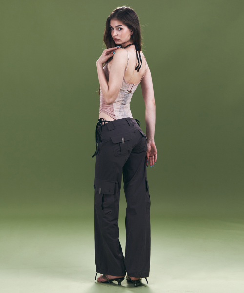 Ethan Pocket Cargo Pants (Charcoal)