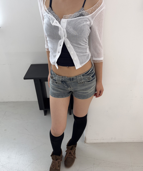 Cassie Denim Pants (Vintage Blue)