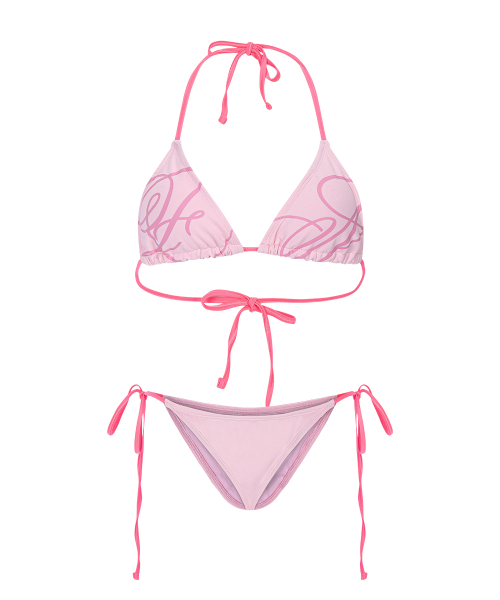 Kiana Logo Lettering Bikini (Pink)