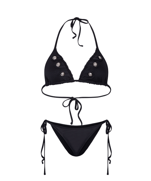 Sasha Military Bikini (Black)