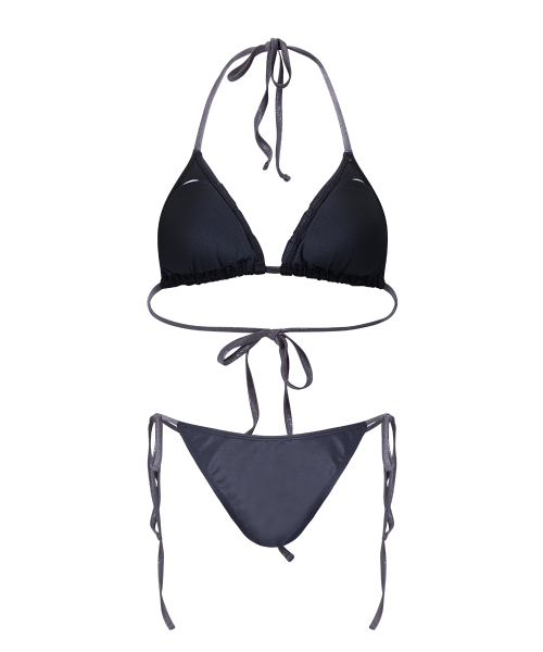 Sasha Military Bikini (Charcoal)