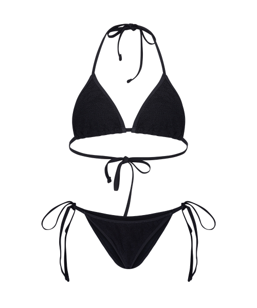Jane Knit Bikini (Black)