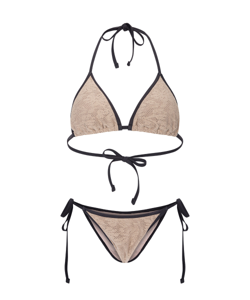 Jane Knit Bikini (Skin Beige)