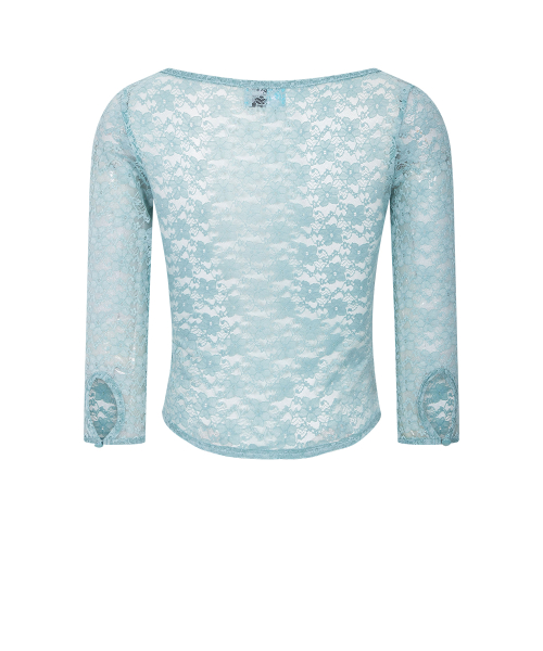Paige Long Sleeve Lace Top (Mint)