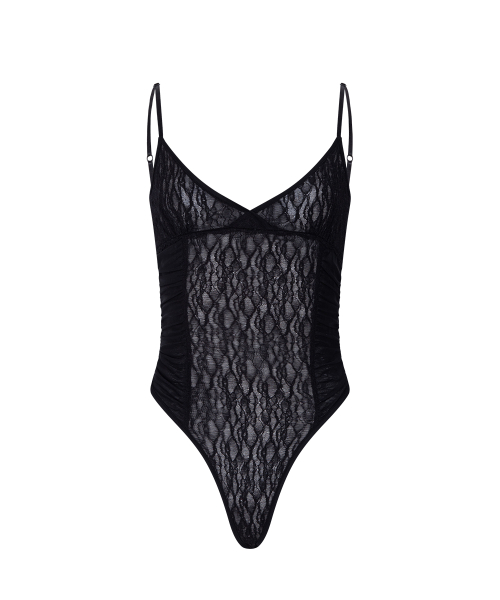 Arin Lace Bodysuit (Black)