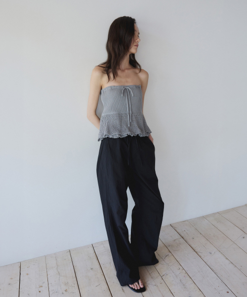 LAYERED RUFFLE KNIT MINI SKIRT, DUST GREY