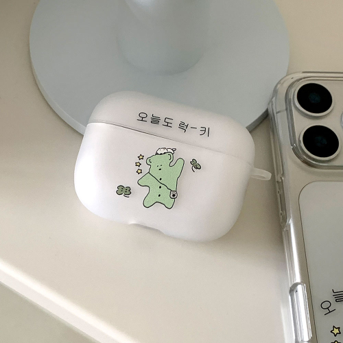 오늘도 럭키 에어팟 버즈 케이스