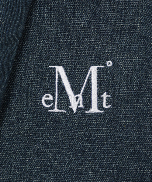 RUDIC WIDE POCKET PINTUCK WASHING DENIM PANTS