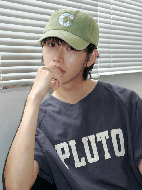 Flower C Washing Ball Cap (Olive)