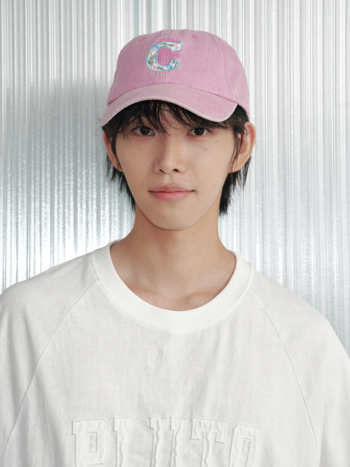 Flower C Washing Ball Cap (Pink)