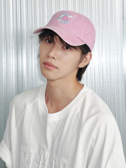 Flower C Washing Ball Cap (Pink)