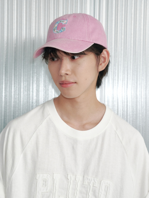 Flower C Washing Ball Cap (Pink)