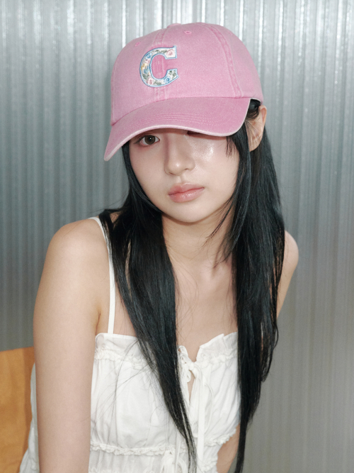 Flower C Washing Ball Cap (Pink)