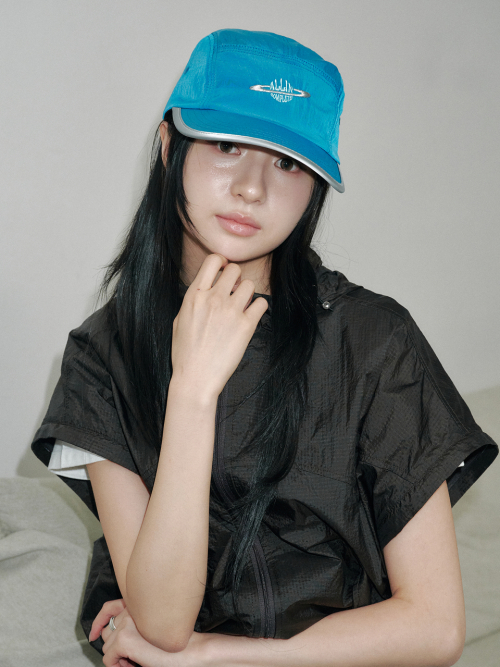 Saturn Nylon Camp Cap (Blue Green)