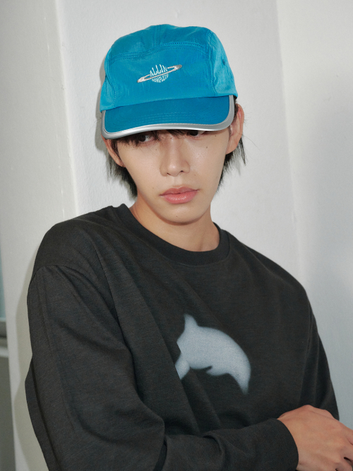 Saturn Nylon Camp Cap (Blue Green)
