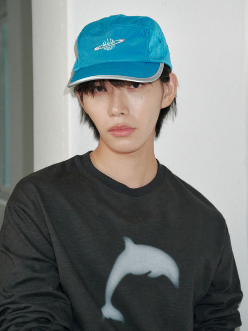 Saturn Nylon Camp Cap (Blue Green)