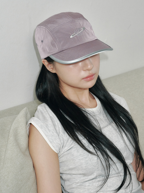 Saturn Nylon Camp Cap (Purple)