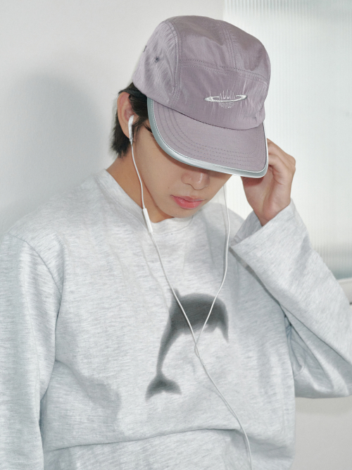 Saturn Nylon Camp Cap (Purple)