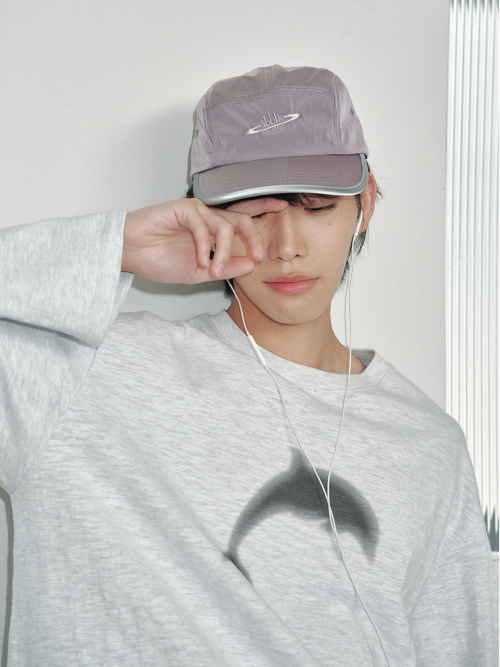 Saturn Nylon Camp Cap (Purple)