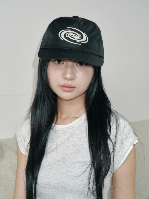 Tornado Nylon 5 Panel Cap (Black)