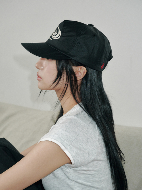 Tornado Nylon 5 Panel Cap (Black)