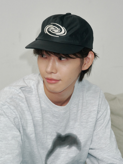 Tornado Nylon 5 Panel Cap (Black)