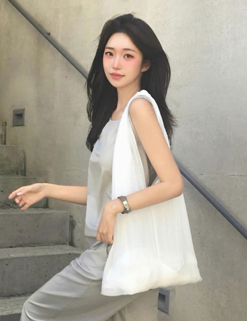티모 리지 에어리 시스루백