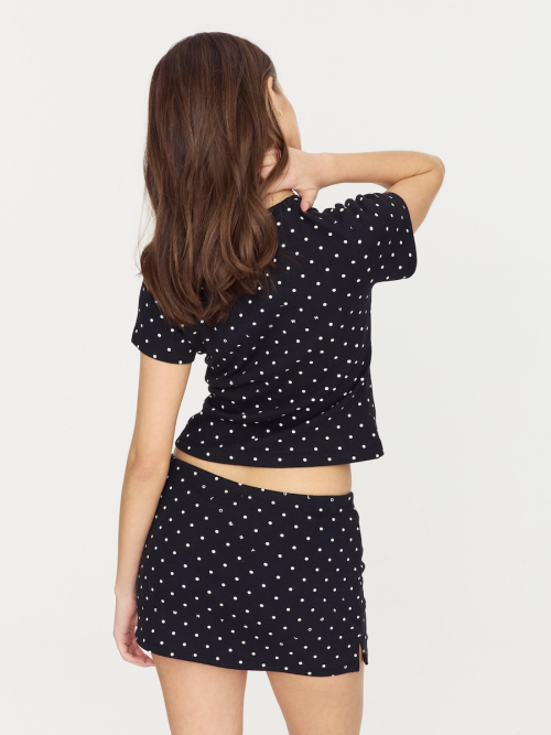WILD BABY TEE (ONYX FLECK)