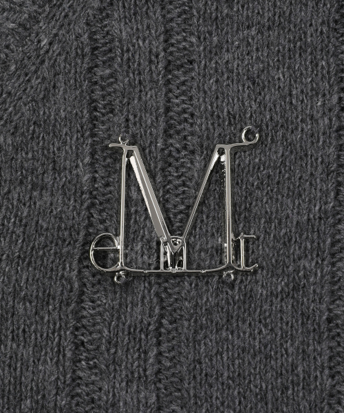 JERA METAL LOGO SOFT HOOK CARDIGAN (2COLOR)