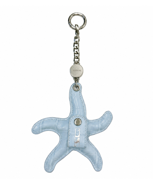 Studded Starfish keyring_ Marine Blue