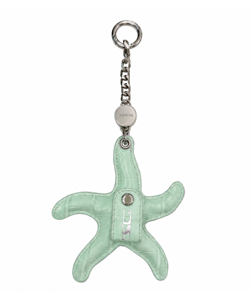 Studded Starfish keyring_ Green Apple