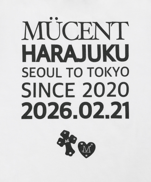 FROM HARAJUKU BACK LETTERING HALF T (2COLOR)