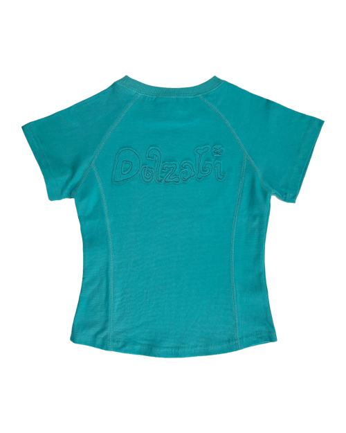 Gelato Applique Raglan Semi-Crop T-Shirt (Mint)