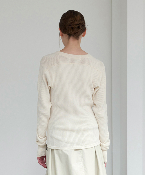 natural cotton pullover(ecru)