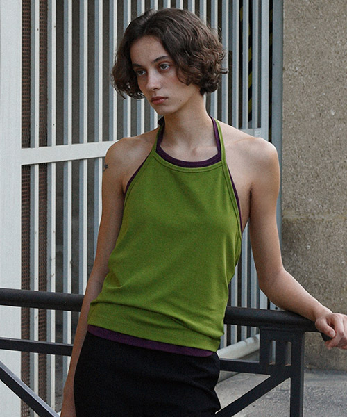 Halter LISSE Top NEW6ME616_2color