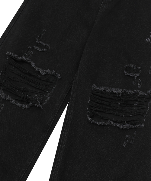 MOVA WASHING DAMAGE DENIM PANTS (3COLOR)