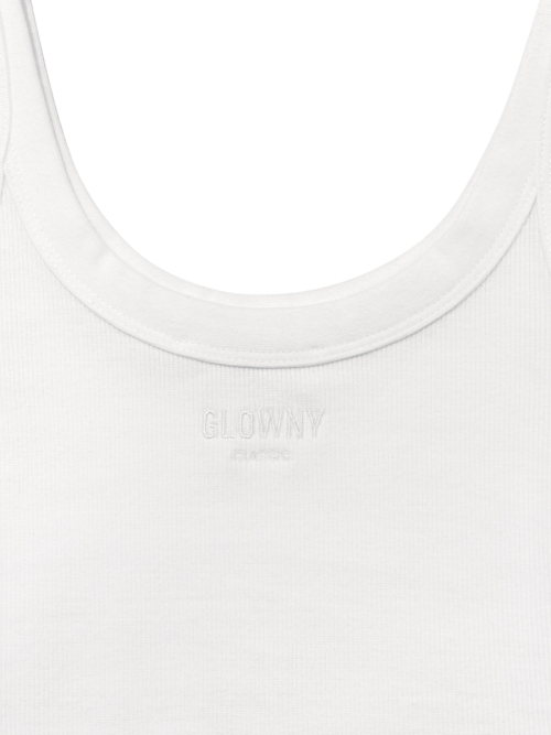 G SCOOP NECK BODYSUIT (WHITE)