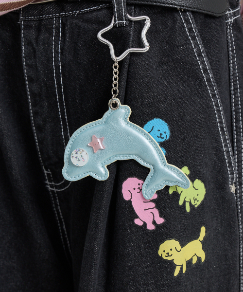 Dolphin Star Keyring