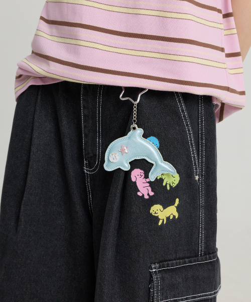 Dolphin Star Keyring